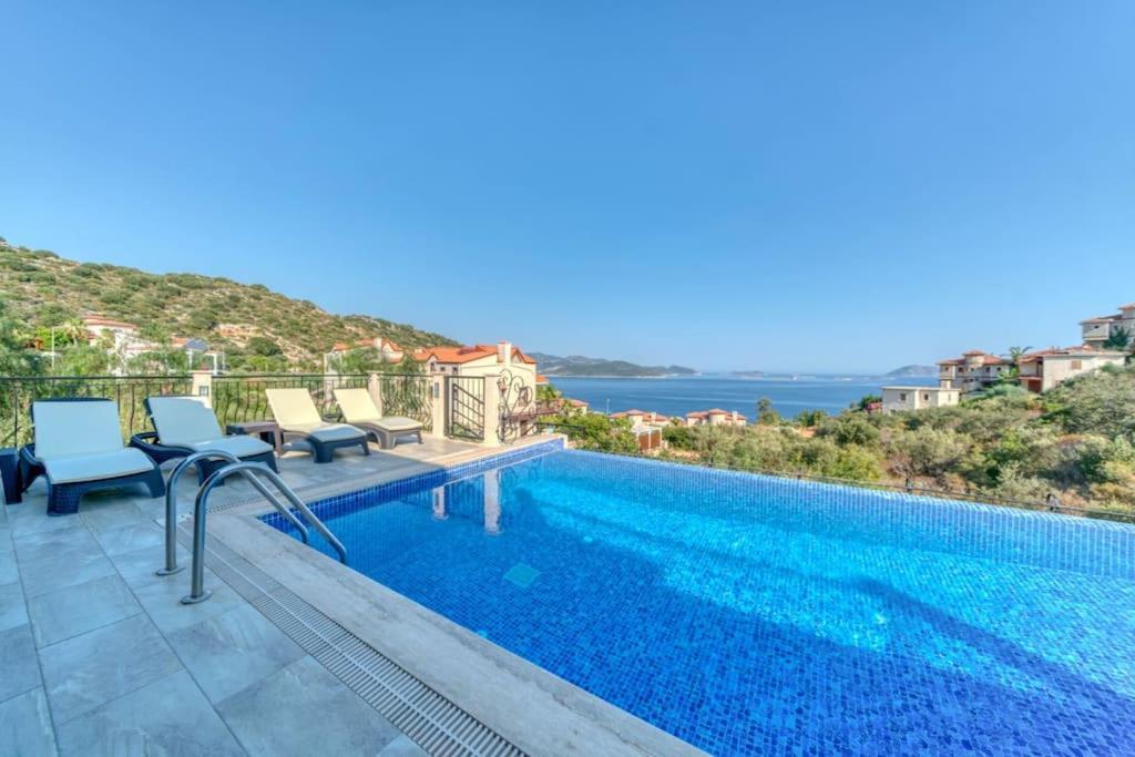 Villa Yaz Amazing Sea View And Meis Island View Kaş Exterior foto