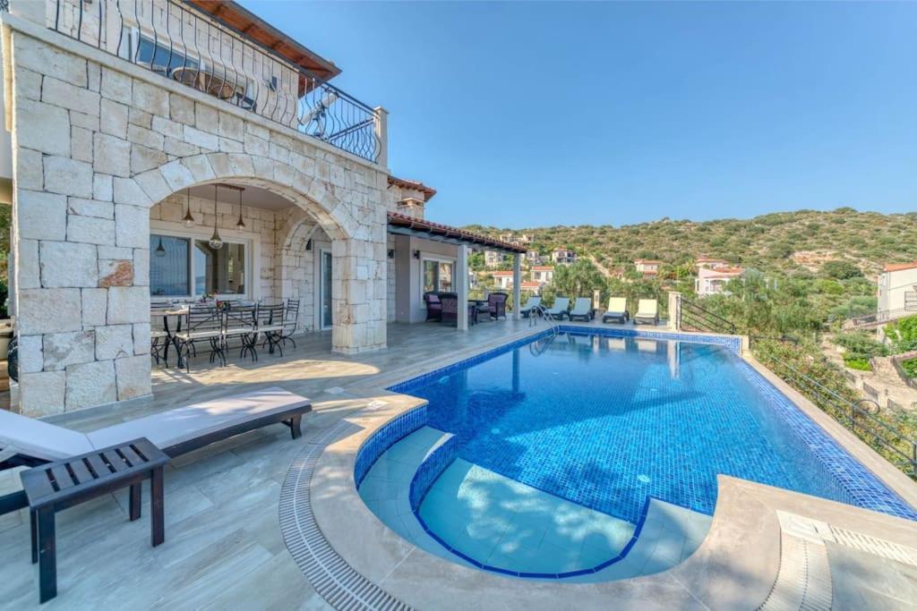 Villa Yaz Amazing Sea View And Meis Island View Kaş Exterior foto