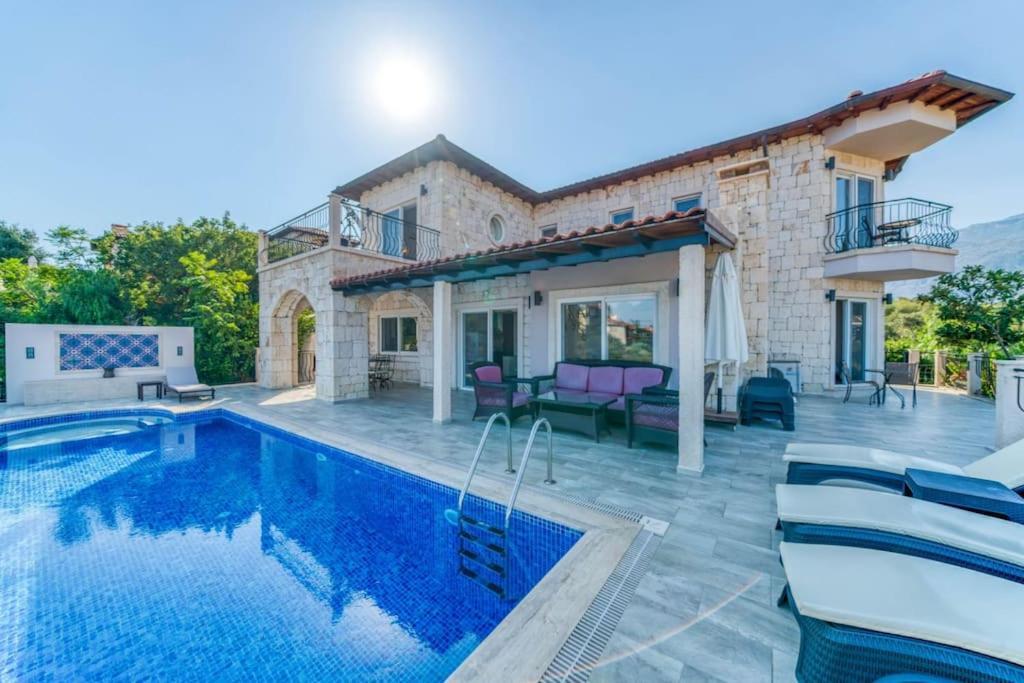 Villa Yaz Amazing Sea View And Meis Island View Kaş Exterior foto